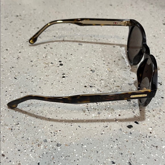 CARRERA ROUND SUNGLASSES UV LENS TORTOISE BROWN FRAMES NEW WITH CASE AND CLOTH - Picture 3 of 11